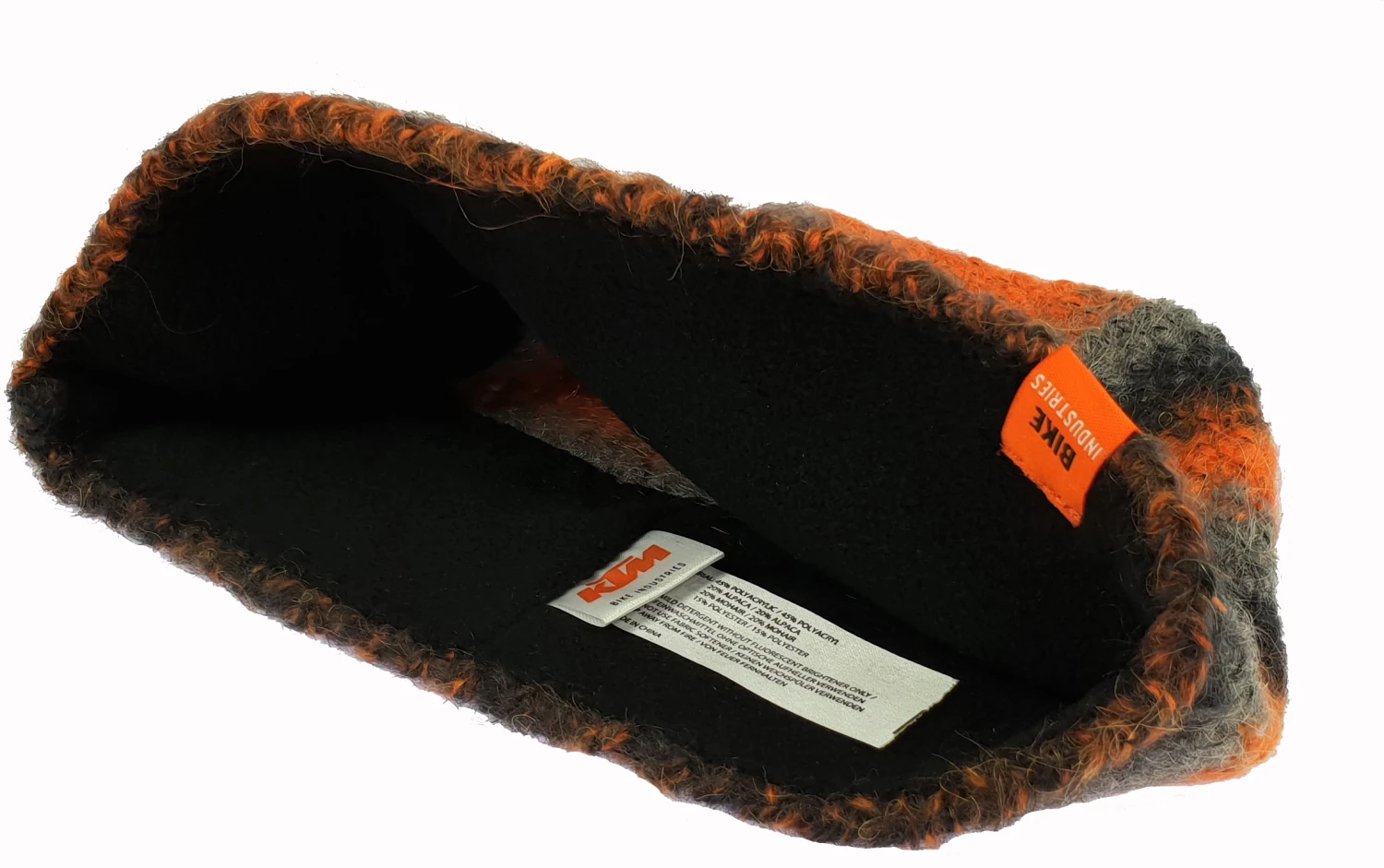 KTM Factory Team Beanie Schwarz/grau/orange – Bild 2